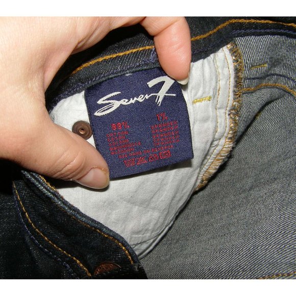 New size 29/8 Jeans by 7 for All Mankind Slight flare - Picture 6 of 10